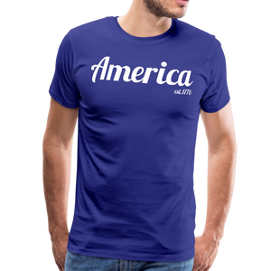 America, '76, Basic Issue T-shirt - royal blue