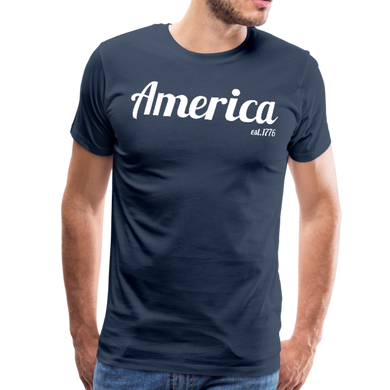 America, '76, Basic Issue T-shirt - navy