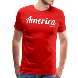 America, '76, Basic Issue T-shirt - red