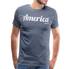 Load image into Gallery viewer, America, &#39;76, Basic Issue T-shirt - heather blue
