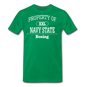Navy State, Boxing - kelly green