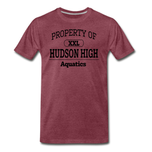 Load image into Gallery viewer, Hudson High, Aquatics - heather burgundy
