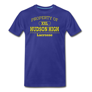 Hudson High, Lacrosse (Gold) - royal blue