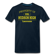 Load image into Gallery viewer, Hudson High, Lacrosse (Gold) - deep navy
