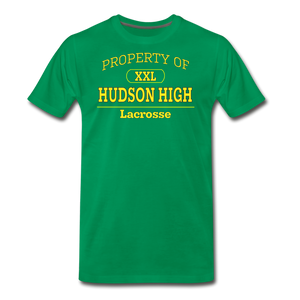 Hudson High, Lacrosse (Gold) - kelly green