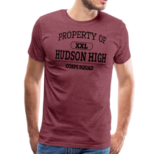 Load image into Gallery viewer, Hudson High, Corps Squad - heather burgundy
