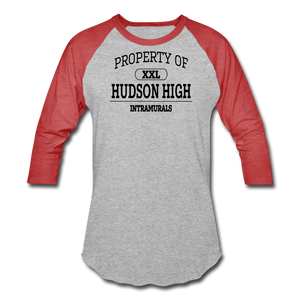 Hudson High Intramurals - heather gray/red