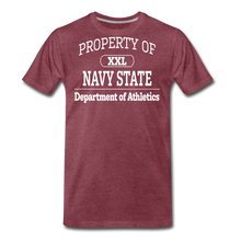 Load image into Gallery viewer, Navy State Athletics - heather burgundy
