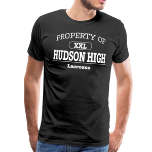 Men's Premium T-Shirt (White lettering) - black