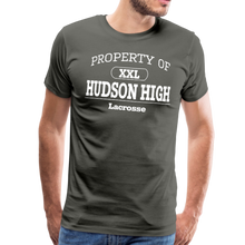 Load image into Gallery viewer, Men&#39;s Premium T-Shirt (White lettering) - asphalt gray
