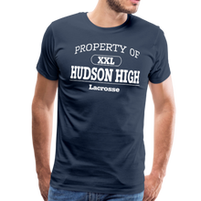 Load image into Gallery viewer, Men&#39;s Premium T-Shirt (White lettering) - navy
