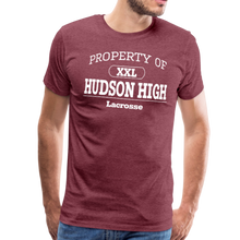 Load image into Gallery viewer, Men&#39;s Premium T-Shirt (White lettering) - heather burgundy
