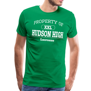 Men's Premium T-Shirt (White lettering) - kelly green