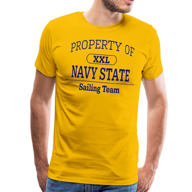 Navy State, Sailing Team - sun yellow