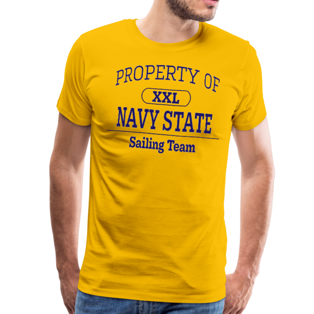 Navy State, Sailing Team - sun yellow