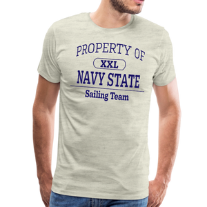 Navy State, Sailing Team - heather oatmeal