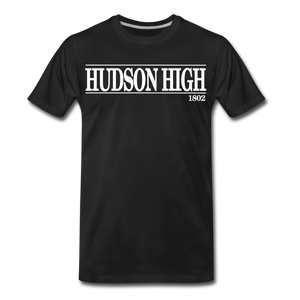 Hudson High, 1802 (White font) - black