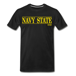 Navy State, 1845 (Gold font) - black