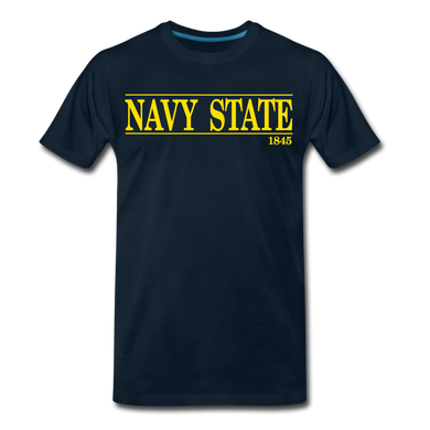 Navy State, 1845 (Gold font) - deep navy