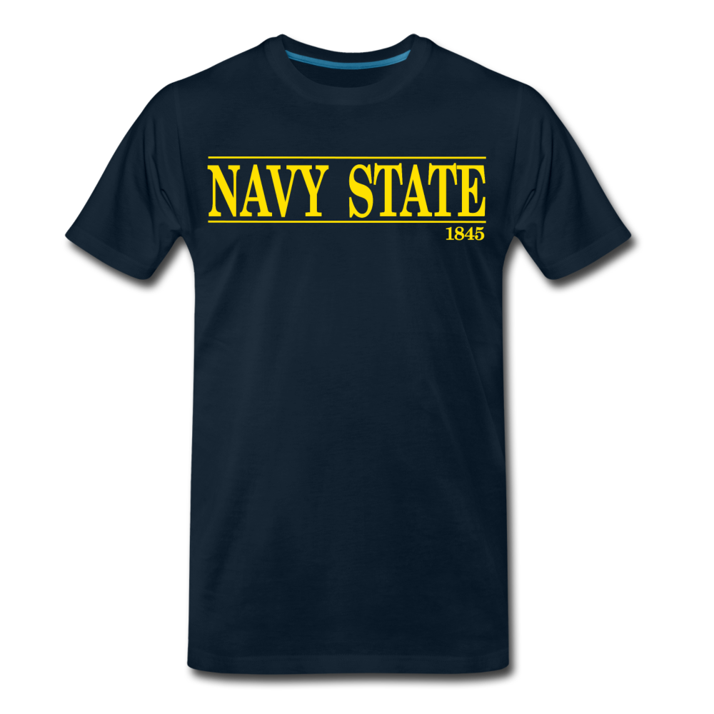 Navy State, 1845 (Gold font) - deep navy