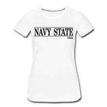 Load image into Gallery viewer, Navy State, 1845 (W) (Black Font) - white
