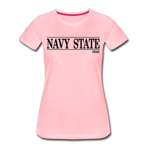 Navy State, 1845 (W) (Black Font) - pink