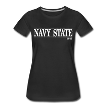 Load image into Gallery viewer, Navy State, 1845 (W) (White Font) - black
