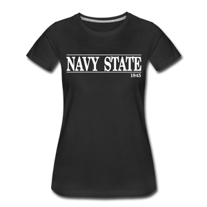 Navy State, 1845 (W) (White Font) - black