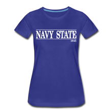 Load image into Gallery viewer, Navy State, 1845 (W) (White Font) - royal blue
