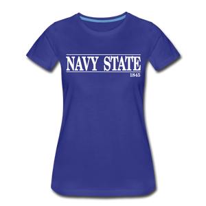 Navy State, 1845 (W) (White Font) - royal blue