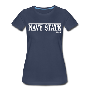 Navy State, 1845 (W) (White Font) - navy