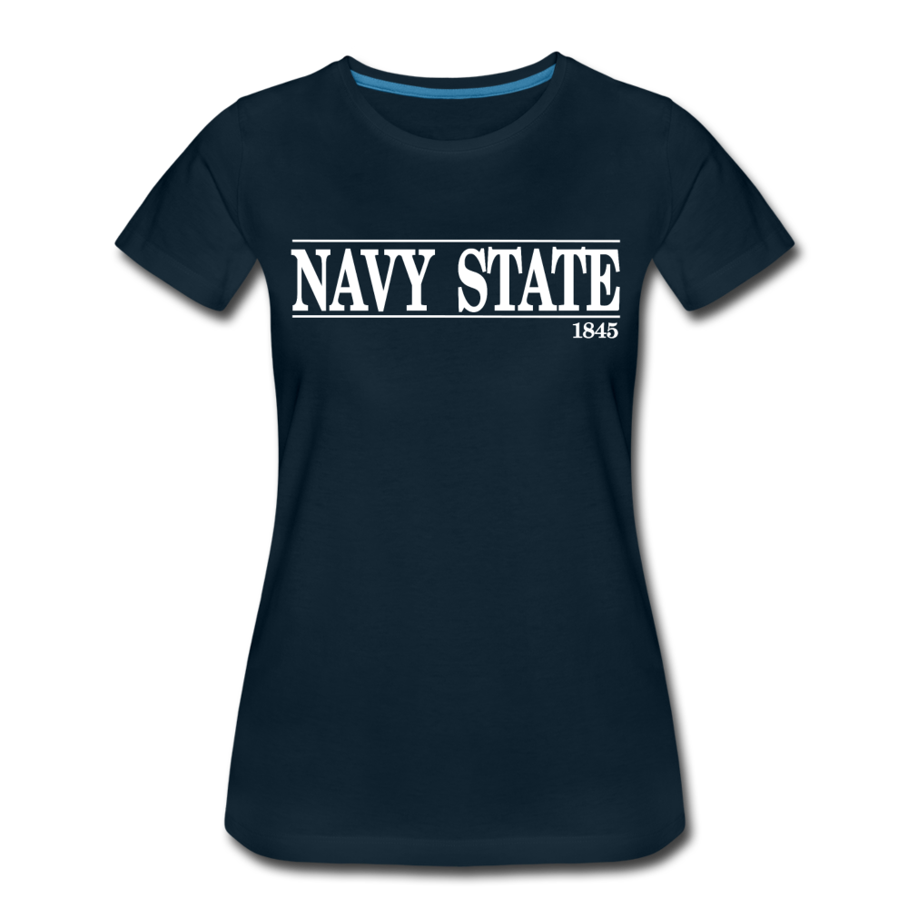 Navy State, 1845 (W) (White Font) - deep navy