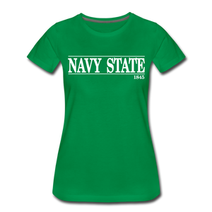 Navy State, 1845 (W) (White Font) - kelly green