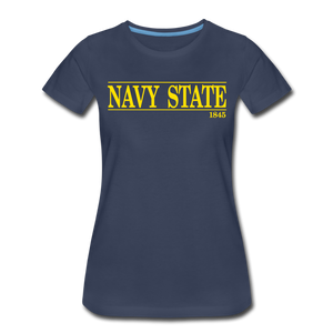Navy State, 1845 (W), (Gold Font) - navy