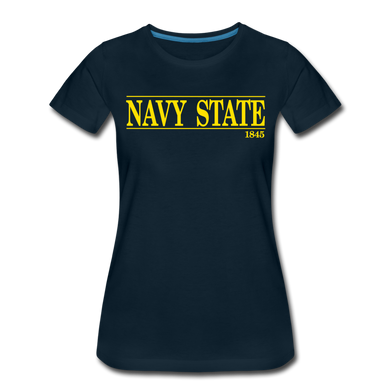 Navy State, 1845 (W), (Gold Font) - deep navy