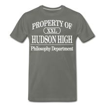 Load image into Gallery viewer, Hudson High, Philosophy Dept. - asphalt gray
