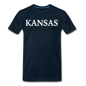 kansas with number 1 - deep navy