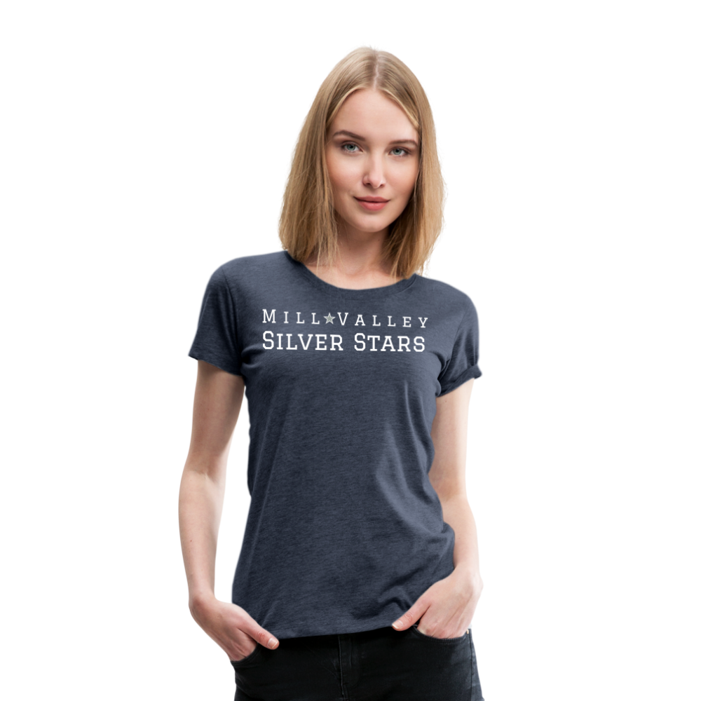 Mill Valley Silver Stars - heather blue