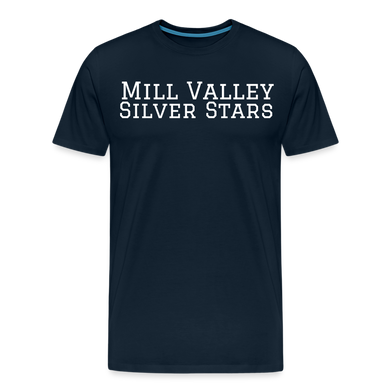 Mens Silver Stars #2 - deep navy