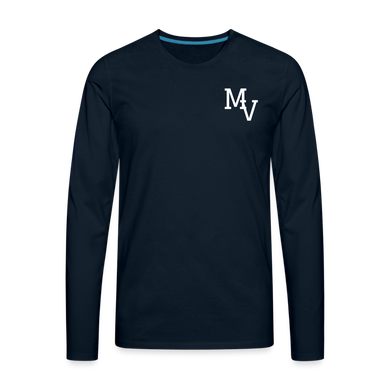Mill Valley Silver Stars LS #3 - deep navy