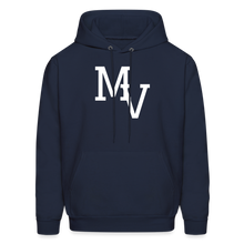 Load image into Gallery viewer, MV Silver Stars Mens Hoodie - navy
