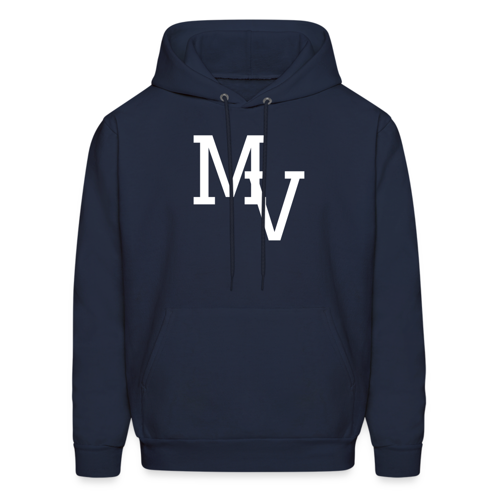 MV Silver Stars Mens Hoodie - navy
