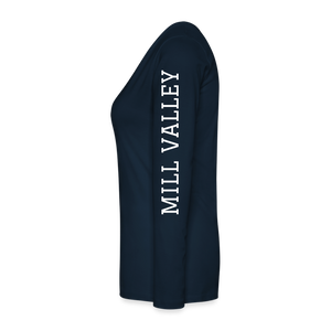 Women's LS Silver Stars - deep navy