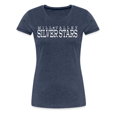 Women's Mill Valley Silver Stars #3 - heather blue