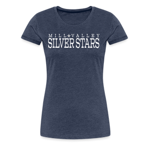 Women's Mill Valley Silver Stars #3 - heather blue