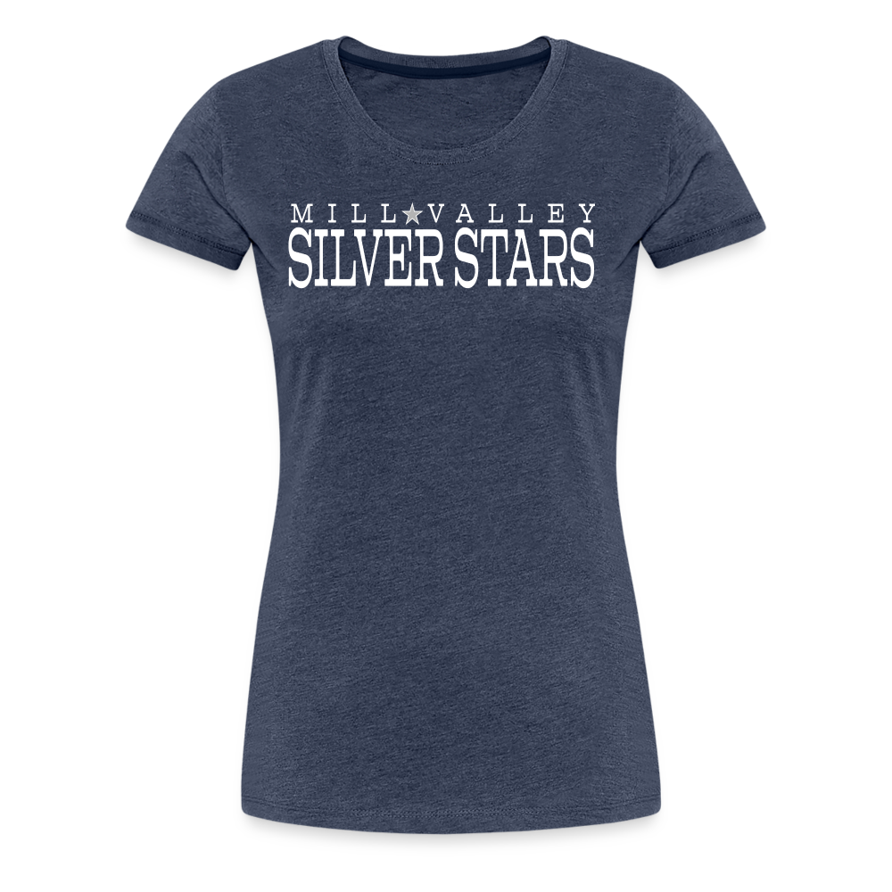 Women's Mill Valley Silver Stars #3 - heather blue