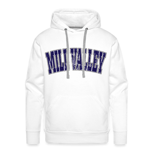 Mill Valley Distressed Sweatshirt (Jaguars sleeve) - white
