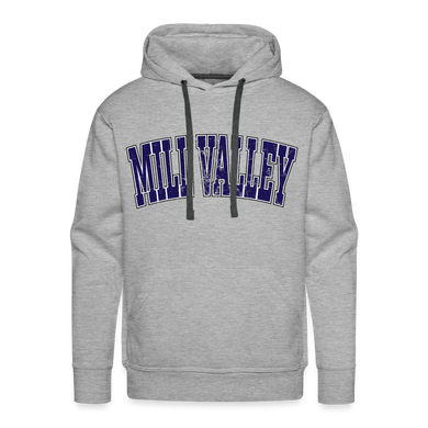 Mill Valley Distressed Sweatshirt (Jaguars sleeve) - heather grey