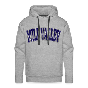 Mill Valley Distressed Sweatshirt (Jaguars sleeve) - heather grey