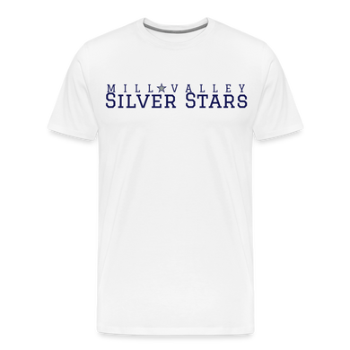 Mill Valley Silver Stars White SS w/ MV on R/S - white